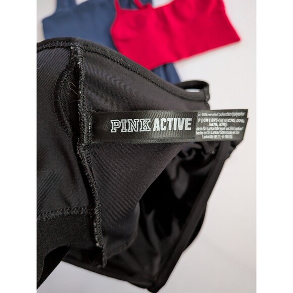 Victorias Secret Mixed Lot Of 4 Sz Small XS Pink Active Sports Bra Dress Ribbed - Picture 14 of 16